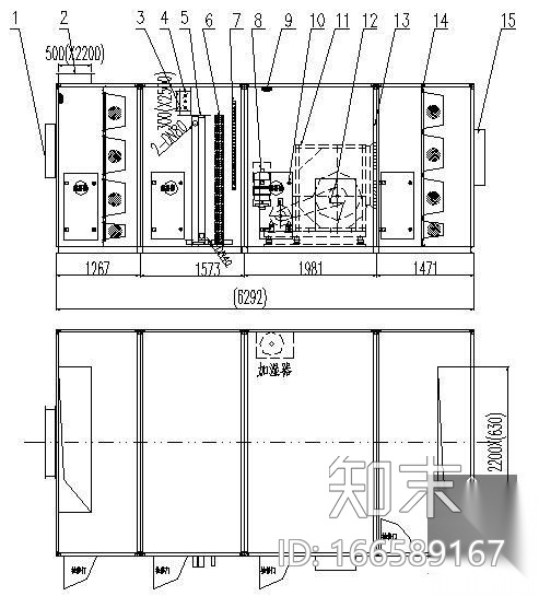 [深圳]大型工业厂房暖通设计全套竣工图纸(净化系统施工图下载【ID:166589167】