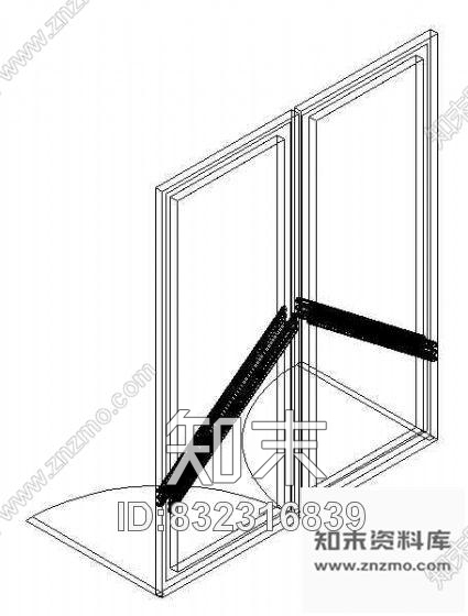 图块/节点门CAD模型图块33cad施工图下载【ID:832316839】