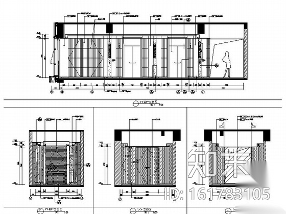 [新疆]首家国际五星级酒店典雅酒店客房及电梯厅装修施工...施工图下载【ID:161783105】