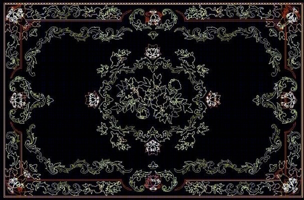 CAD中国传统文化图案施工图下载【ID:26937717】