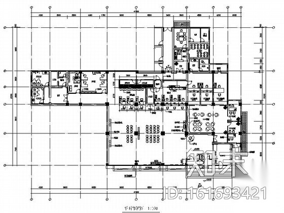 [青岛]中国工商银行某网点室内装修图施工图下载【ID:161693421】