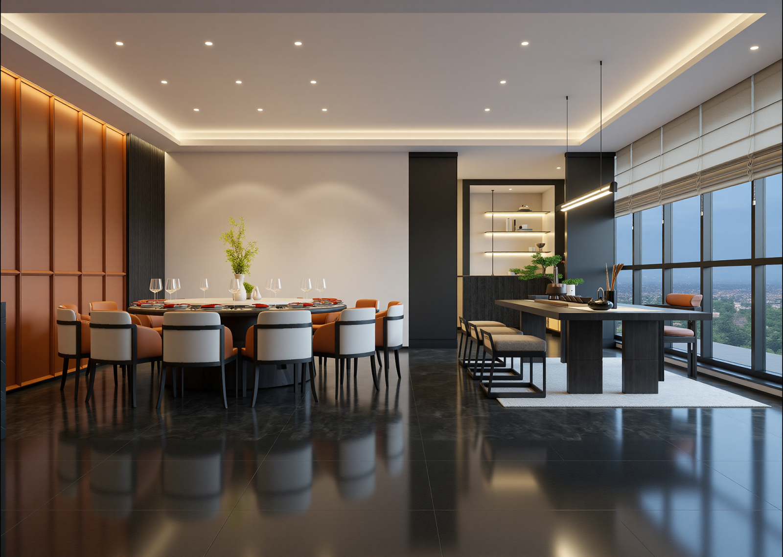 工业酒店餐厅3D模型下载【ID:1214651477】