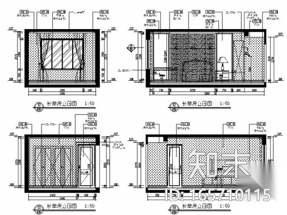 [西宁]时尚住宅小区现代新古典三居室样板房设计装修图（...cad施工图下载【ID:165710115】