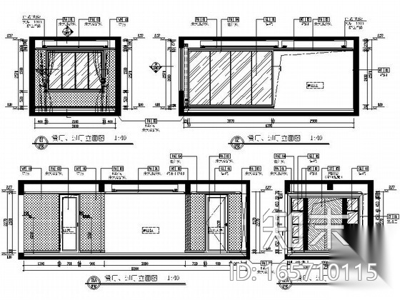 [西宁]时尚住宅小区现代新古典三居室样板房设计装修图（...cad施工图下载【ID:165710115】