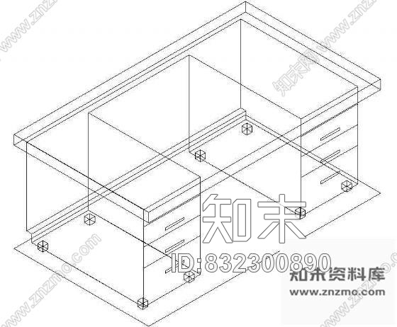 图块/节点办公家具CAD模型12施工图下载【ID:832300890】