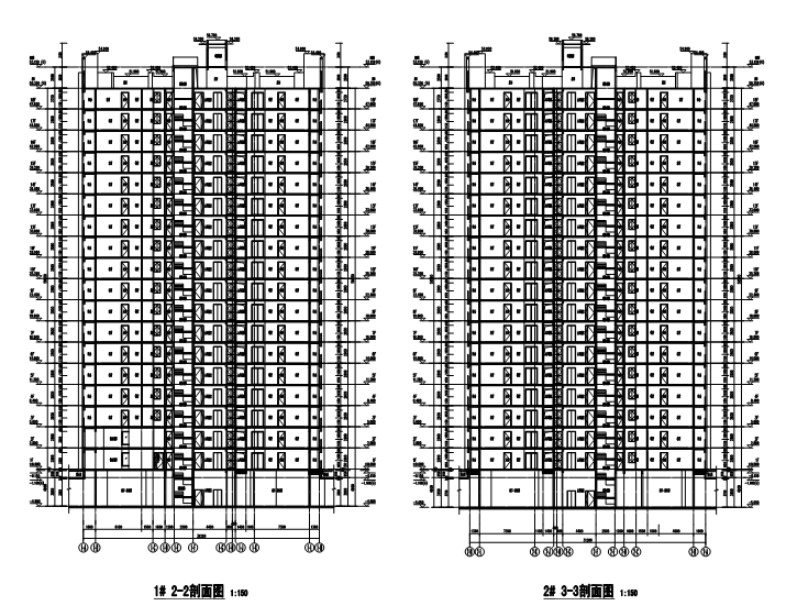 [广东]多栋住宅及幼儿园建筑施工图（PDF版本）施工图下载【ID:166546101】