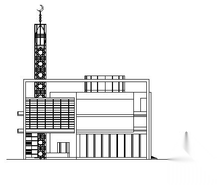 上海某教会清真寺建筑方案图施工图下载【ID:160580142】