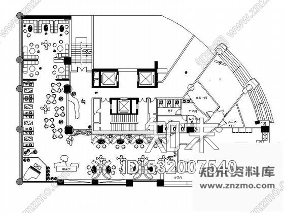 施工图湖北音乐主题餐厅装修图施工图下载【ID:532007540】