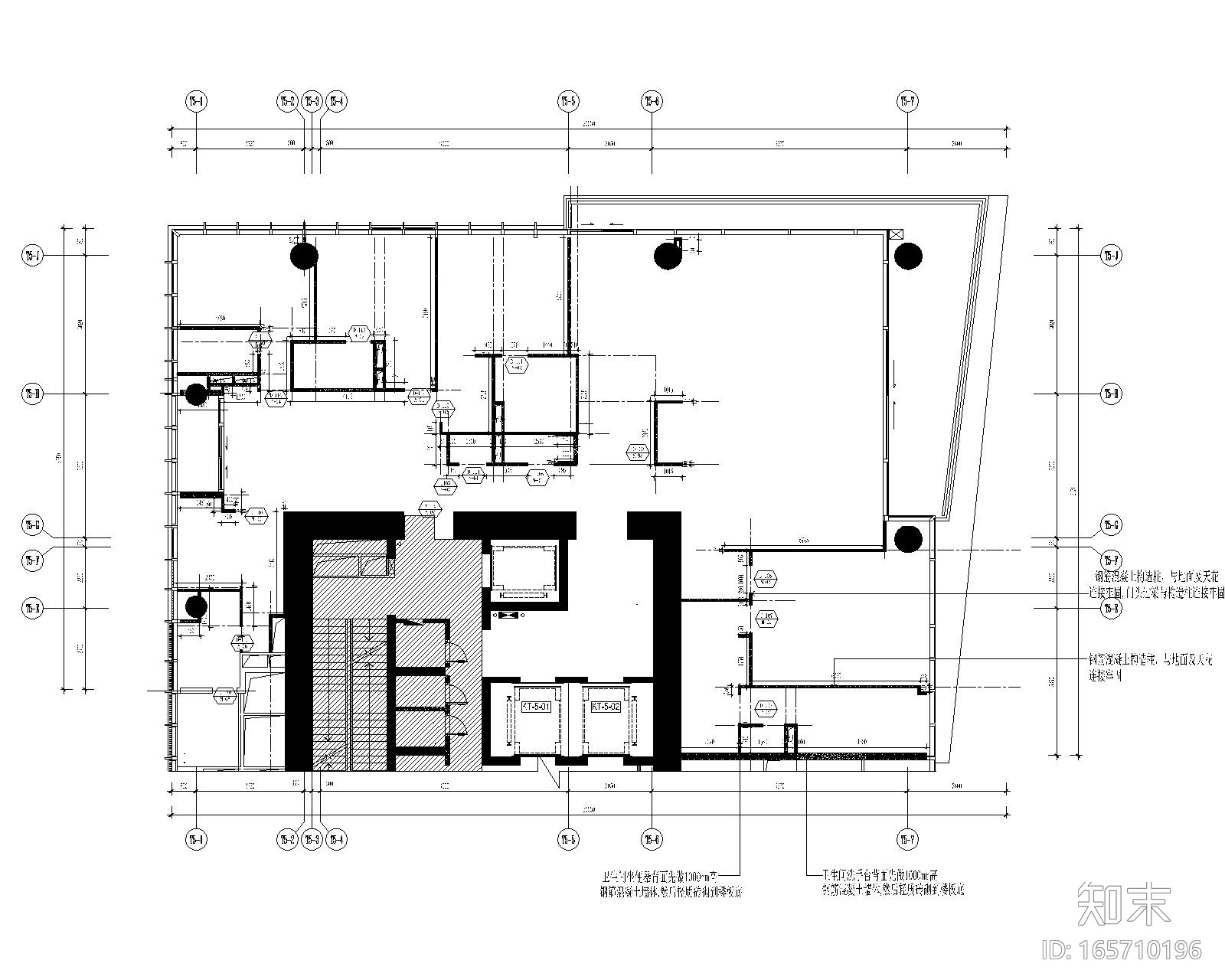 [YabuPushelberg]深圳湾1号-现代风格豪华五居室样板间室...cad施工图下载【ID:165710196】