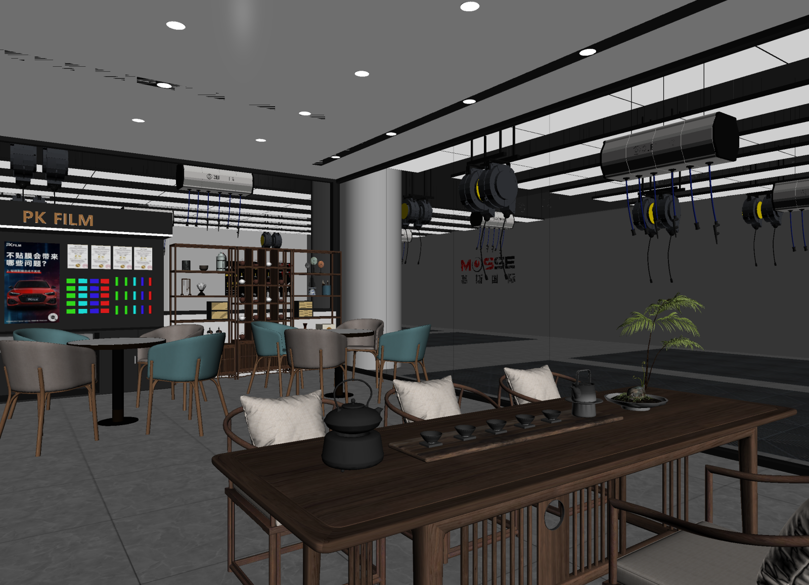 现代汽车展厅3D模型下载【ID:1214941078】
