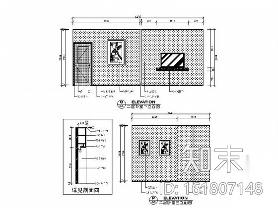 [昆明]三层极致办公空间装修图（含效果）cad施工图下载【ID:161807148】