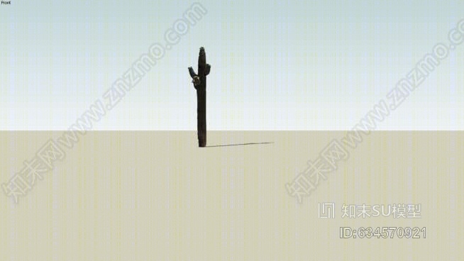 柱仙人掌SU模型下载【ID:634570921】