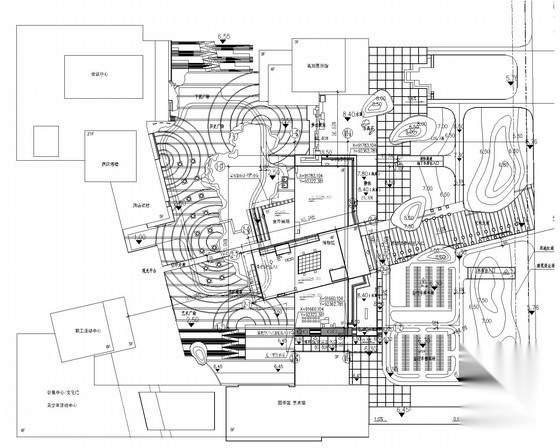 [江苏]泰州某四层博物馆总平面施工图下载【ID:165612148】