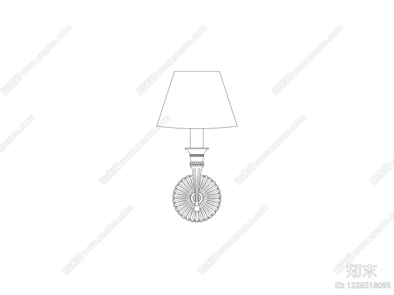 灯具图块cad施工图下载【ID:1226518095】