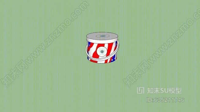 玩具总动员桶o士兵SU模型下载【ID:635211746】