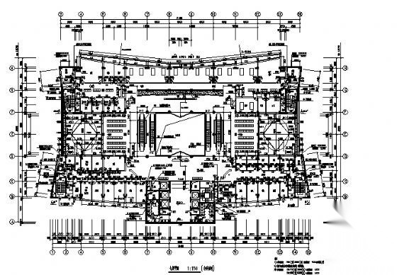 某十二层医院建筑方案图cad施工图下载【ID:151591108】