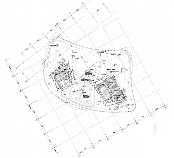 [北京]知名地标级SOHO办公商业综合体建筑施工图（含计算...cad施工图下载【ID:166217143】