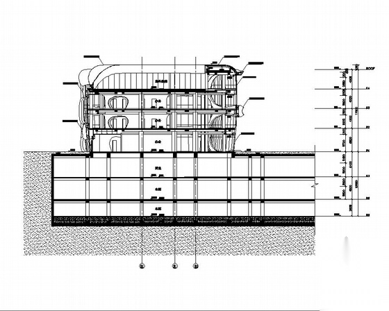 [北京]知名地标级SOHO办公商业综合体建筑施工图（含计算...cad施工图下载【ID:166217143】