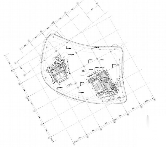 [北京]知名地标级SOHO办公商业综合体建筑施工图（含计算...cad施工图下载【ID:166217143】