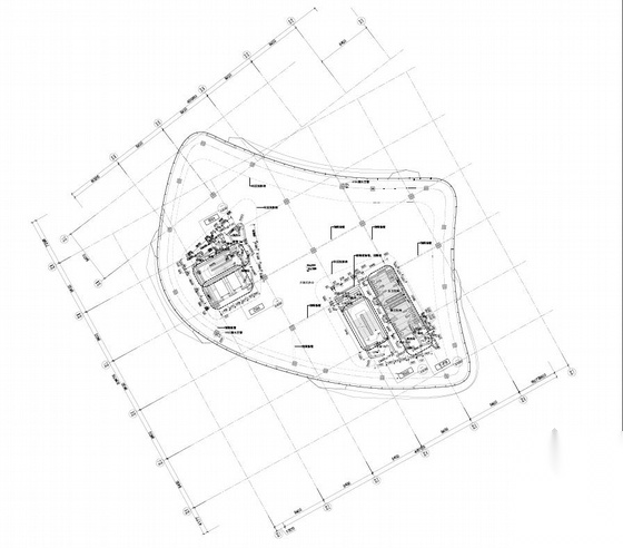 [北京]知名地标级SOHO办公商业综合体建筑施工图（含计算...cad施工图下载【ID:166217143】