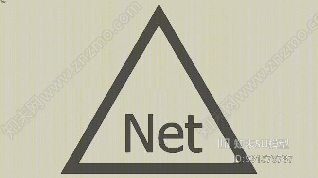 网络插座2D平面图符号SU模型下载【ID:931578787】