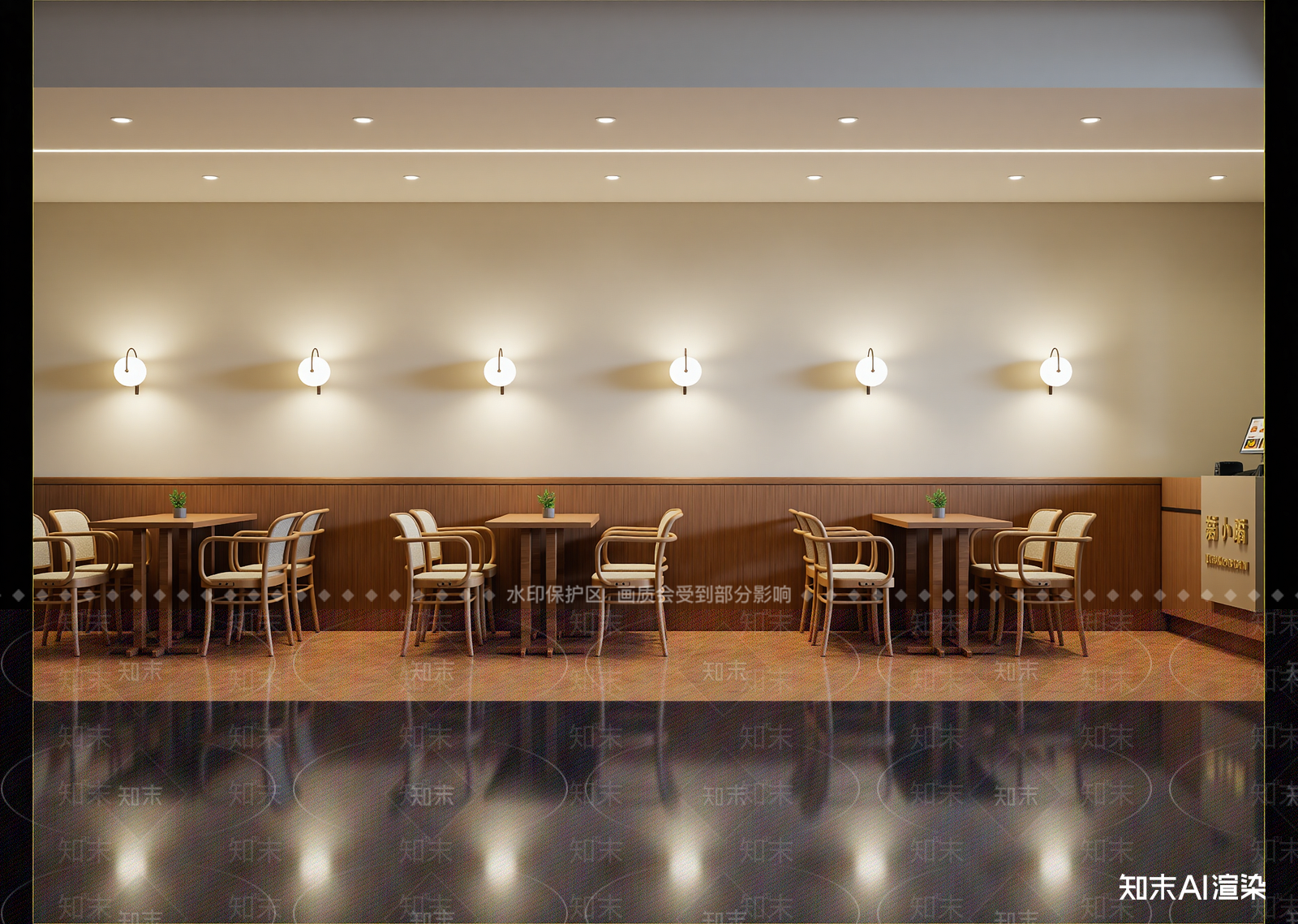 现代咖啡厅3D模型下载【ID:1214944463】