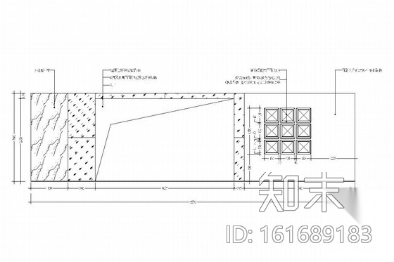 [福建]家居体验馆内部床垫展示店内施工图cad施工图下载【ID:161689183】