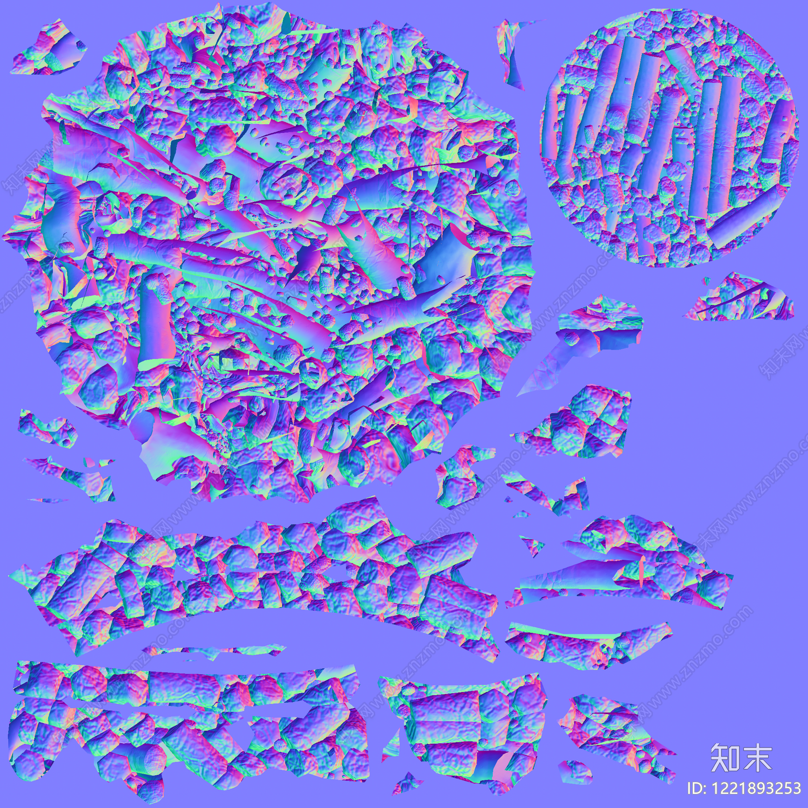 月球表面高清贴图材质