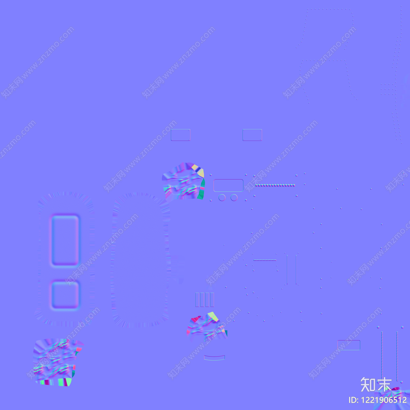 玻璃法线高清贴图材质