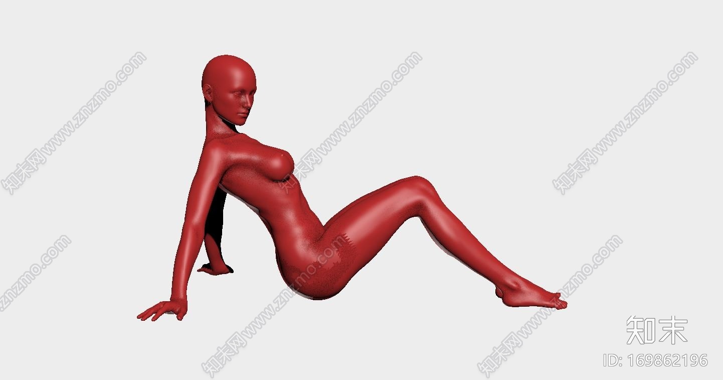 女人3d打印模型下载【ID:169862196】