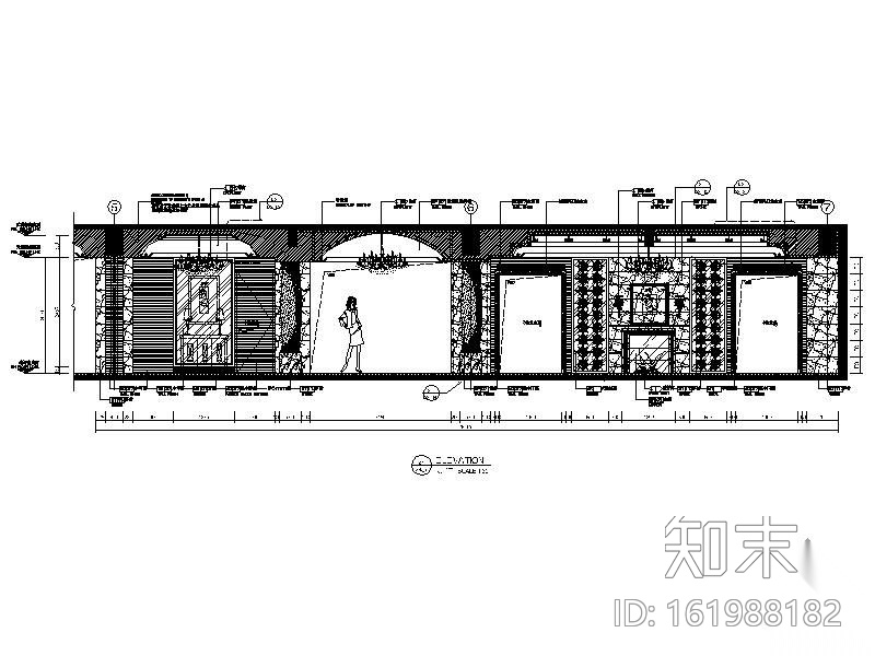 某酒店总统套房装修图cad施工图下载【ID:161988182】