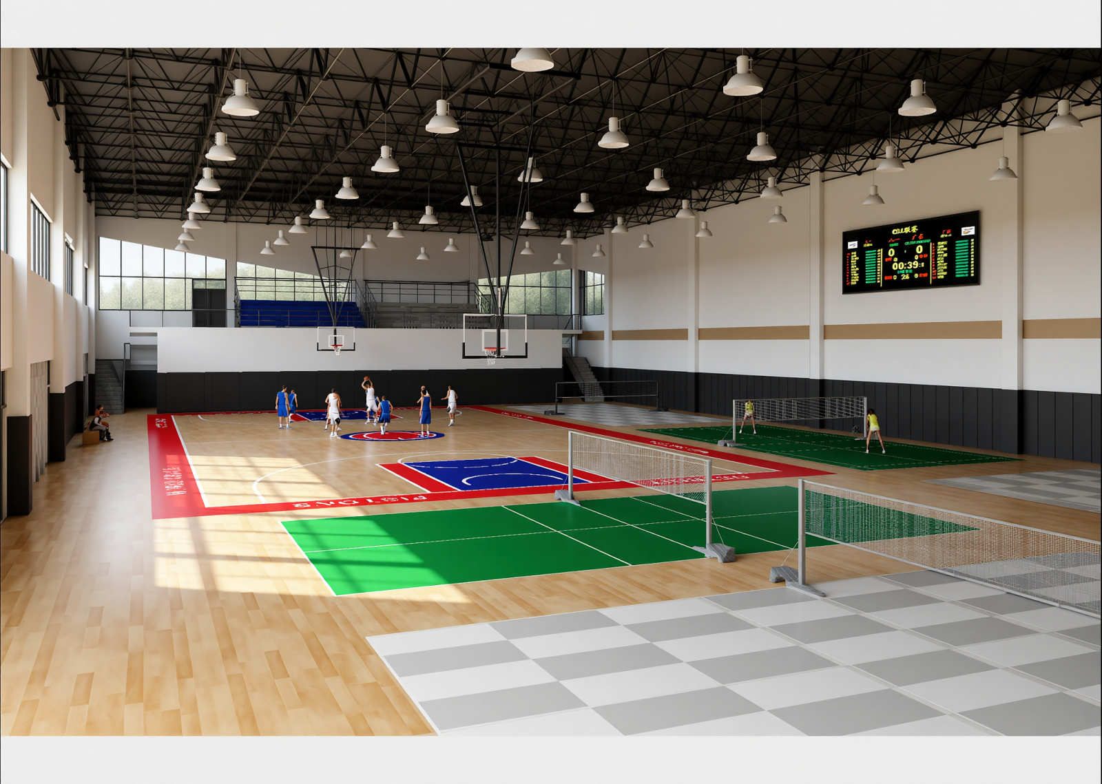 现代体育馆3D模型下载【ID:1215097479】