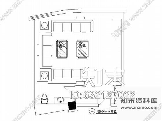 施工图某欧式娱乐会所包房4装修图cad施工图下载【ID:632127022】