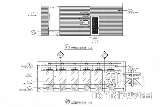 [北京]市中心商务楼内美容中心室内施工图（含实景图）cad施工图下载【ID:161705144】