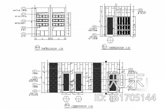 [北京]市中心商务楼内美容中心室内施工图（含实景图）cad施工图下载【ID:161705144】