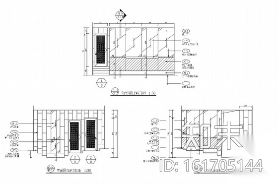 [北京]市中心商务楼内美容中心室内施工图（含实景图）cad施工图下载【ID:161705144】