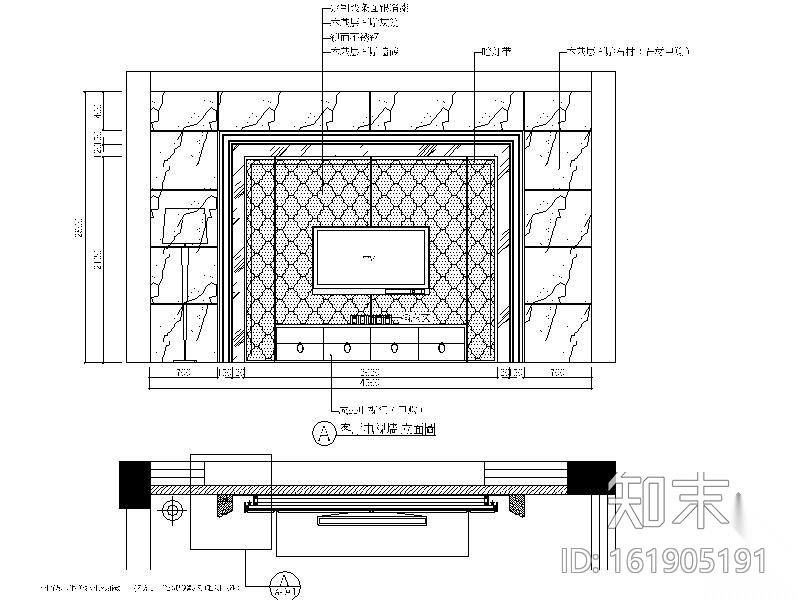 现代精致双层别墅室内装修图（含效果）施工图下载【ID:161905191】