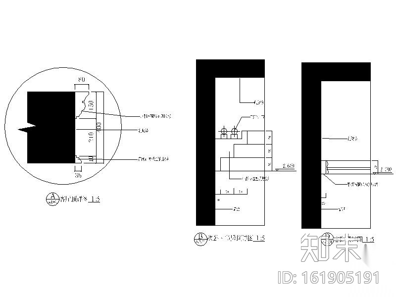 现代精致双层别墅室内装修图（含效果）施工图下载【ID:161905191】