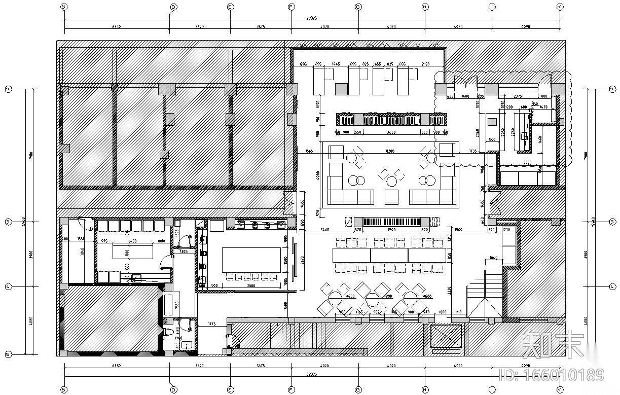 上海桀思空间--城家公寓（金沙路店）施工图+物料书cad施工图下载【ID:166010189】