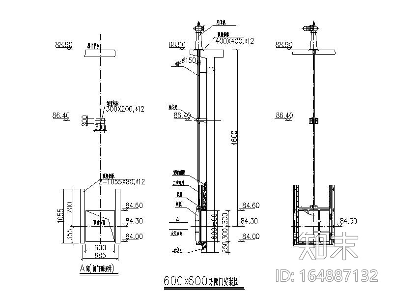 [河南]某市污水处理厂施工图纸（CAD）施工图下载【ID:164887132】