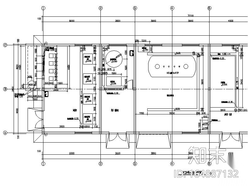 [河南]某市污水处理厂施工图纸（CAD）施工图下载【ID:164887132】