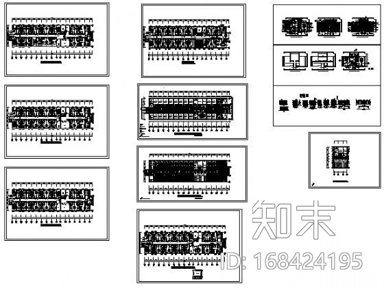 新亚细亚酒店装修图cad施工图下载【ID:168424195】