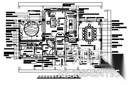 新亚细亚酒店装修图cad施工图下载【ID:168424195】