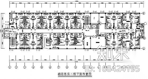 新亚细亚酒店装修图cad施工图下载【ID:168424195】