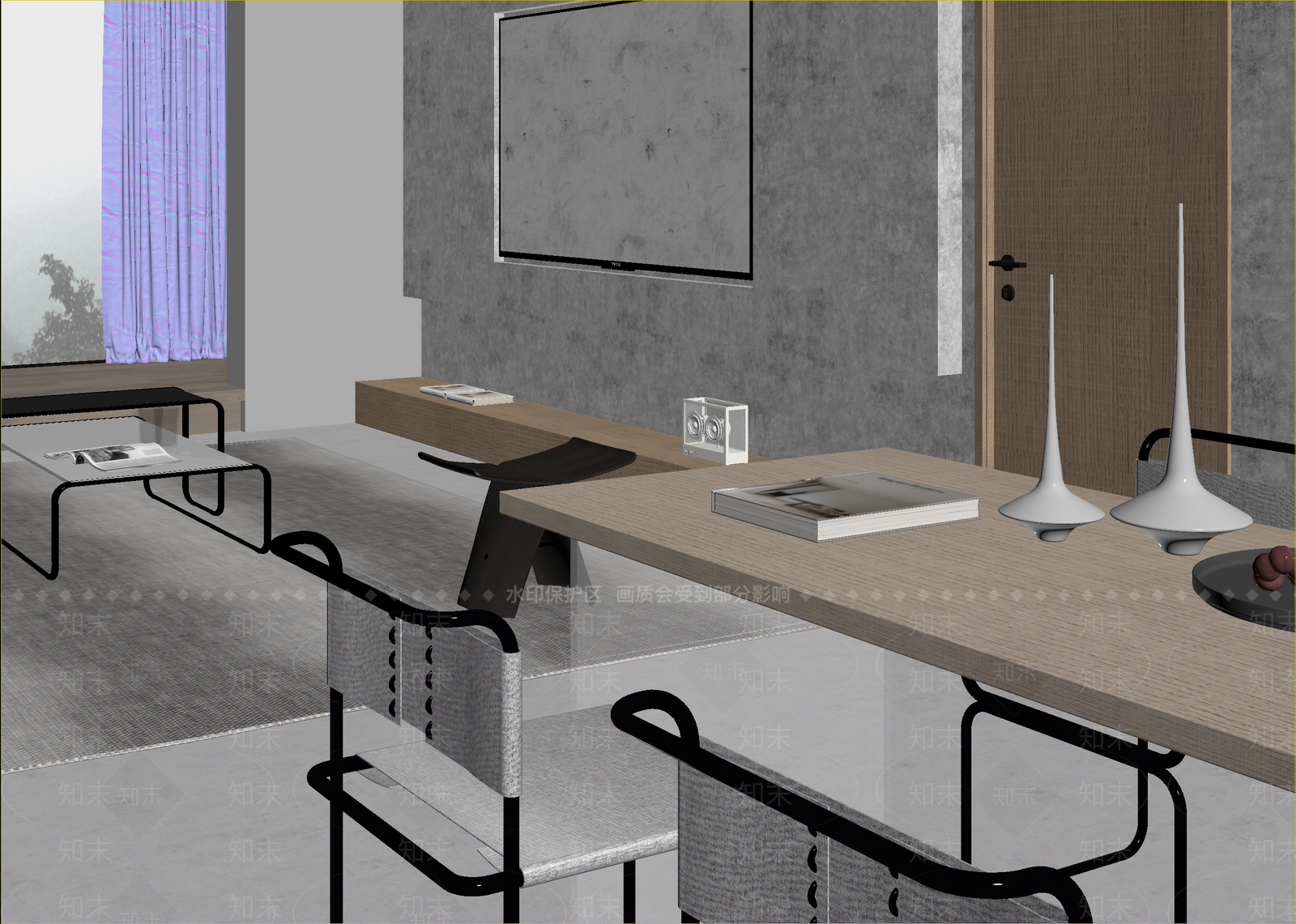 现代办公室3D模型下载【ID:1214722139】