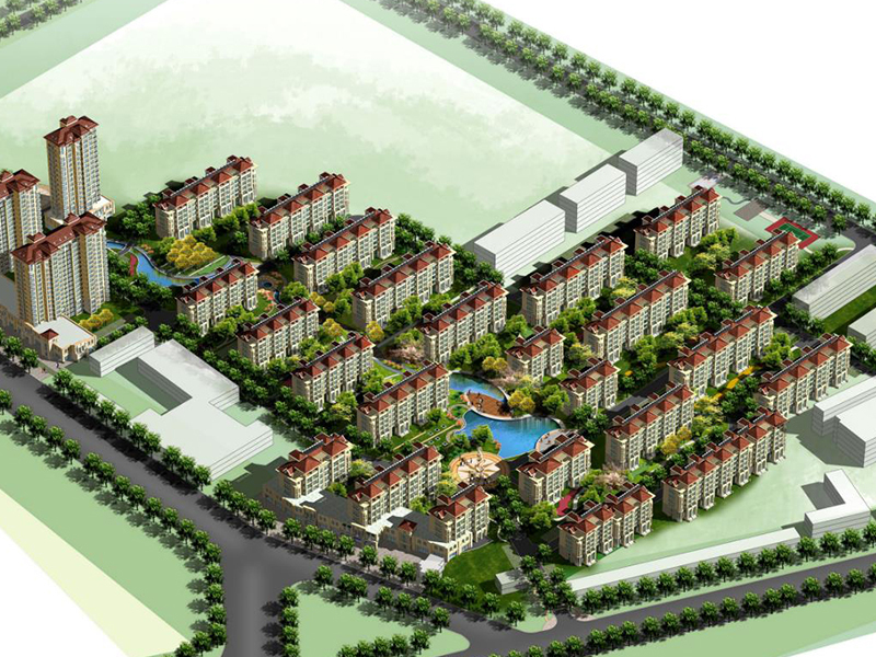 [山东]临沂复丰国际住宅区方案设计文本cad施工图下载【ID:149640136】