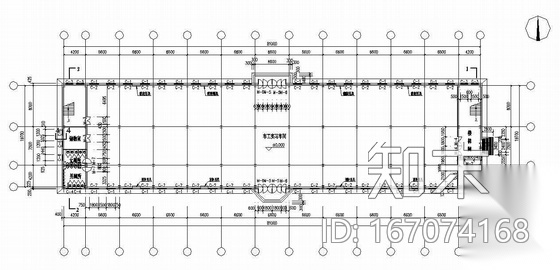 某钢结构实习厂房建筑结构方案图（毕业设计）施工图下载【ID:167074168】