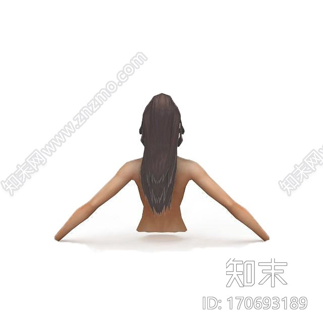 现代3D游戏女人CG模型下载【ID:170693189】