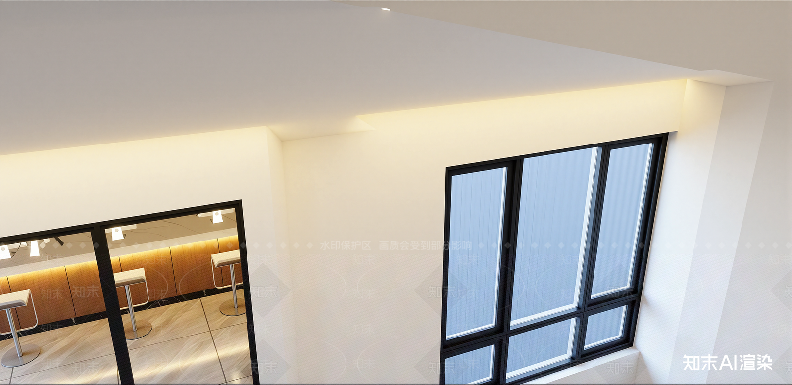 现代办事大厅SU模型下载【ID:1216071693】