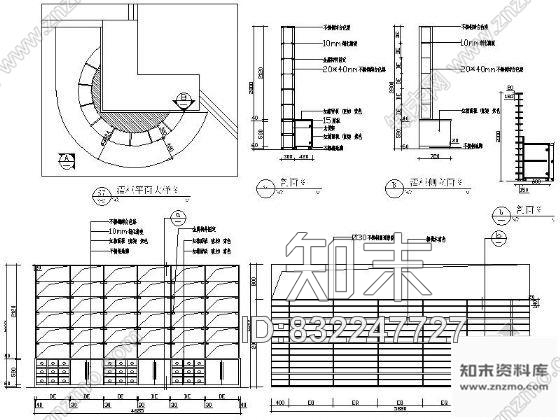 图块/节点酒柜详图cad施工图下载【ID:832247727】